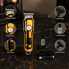 VGR V-009 Gold T-Blade Trimmer | She Cosmetics®