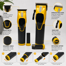 Kemei Professional Hair Clipper & Trimmer Set | She Cosmetics®