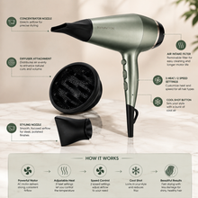 Remington Mineral Glow Hair Dryer D5408 | She Cosmetics®