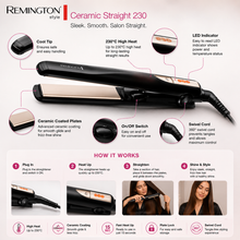 Remington S3500 Ceramic Straight 230 Hair Straightener | She Cosmetics®