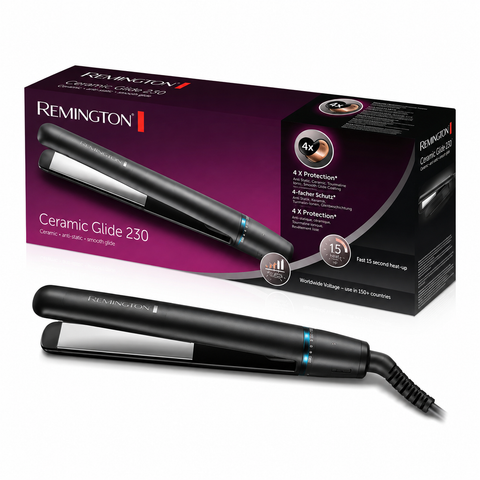 Remington S3700 Ceramic Glide 230 Hair Straightener | She Cosmetics®