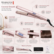 Remington Coconut Smooth S5901 Hair Straightener | She Cosmetics®