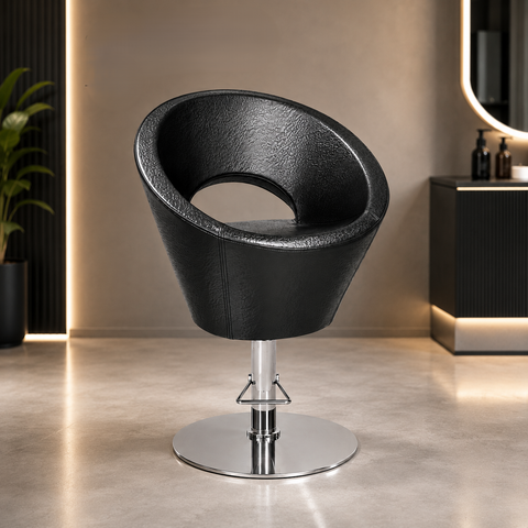 Professional Hydraulic Salon Styling Chair – Premium Round Shell Barber & Beauty Chair | She Cosmetics®