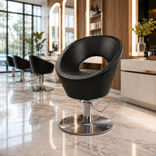 Professional Hydraulic Salon Styling Chair – Premium Round Shell Barber & Beauty Chair | She Cosmetics®