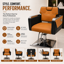 Professional Hydraulic Reclining Barber Chair for Barbershop & Salon | She Cosmetics®