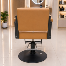 Premium Hydraulic Salon Styling Chair with Footrest, PU Leather Barber & Beauty Chair for Hair Salon Spa | She Cosmetics®