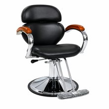 Professional Hydraulic Salon Styling Chair with Premium PU Leather & Heavy Duty Chrome Base | She Cosmetics®