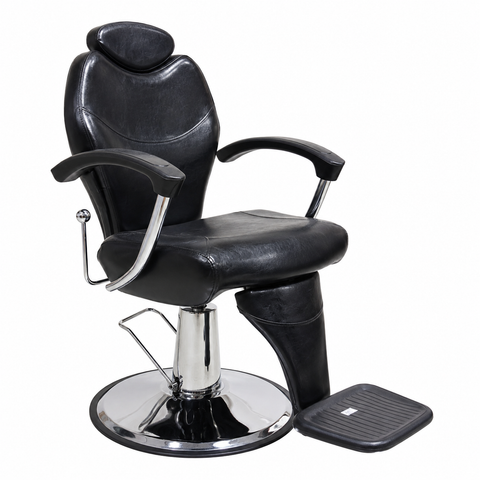 Professional Hydraulic Reclining Salon Styling Chair with Adjustable Headrest & Footrest | She Cosmetics®