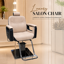 Premium Hydraulic Barber Chair with Adjustable Headrest & Square Base for Salon & Barbershop | She Cosmetics®