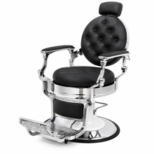 Vintage Luxury Hydraulic Barber Chair with Reclining Backrest & Adjustable Headrest | She Cosmetics®