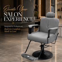 Premium Hydraulic Salon Styling Chair with Adjustable Headrest & Footrest | She Cosmetics®