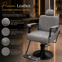 Premium Hydraulic Salon Styling Chair with Adjustable Headrest & Footrest | She Cosmetics®