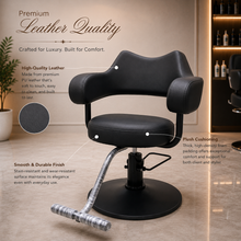 Premium Hydraulic Salon Styling Chair with Ergonomic Backrest & Footrest | She Cosmetics®