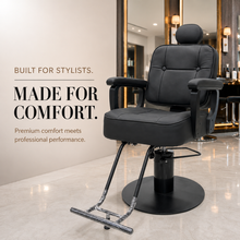 Professional Hydraulic Salon Styling Chair with Adjustable Headrest & Footrest | She Cosmetics®