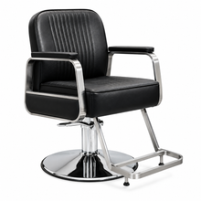 Professional Hydraulic Salon Styling Chair with Premium PU Leather, Metal Armrests & Footrest She Cosmetics®