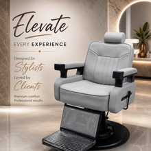 Professional Hydraulic Barber Chair with Adjustable Headrest, Heavy-Duty Salon Styling Chair with Footrest & Premium PU Leather for Barbershop, Salon & Spa | She Cosmetics®