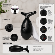 LED EMS Facial Beauty Device with Heat, Cleansing & Pulsed Light | She Cosmetics®