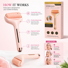 WANHENGDA Ice Roller for Face, Neck & Body – Cooling Facial Massage Roller | She Cosmetics®