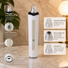 Electric Blackhead Remover Vacuum 3-Level Suction Pore Cleaner | She Cosmetics®