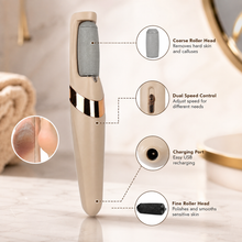 Electric Foot Callus Remover – Rechargeable Foot File with Dual Speed & Coarse/Fine Rollers | She Cosmetics®