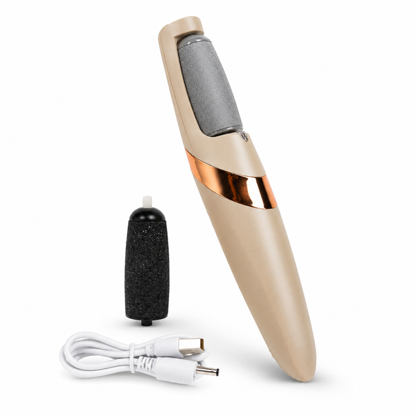 Electric Foot Callus Remover – Rechargeable Foot File with Dual Speed & Coarse/Fine Rollers | She Cosmetics®