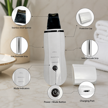 3-in-1 Ultrasonic Skin Scrubber – Facial Spatula with Cleansing, Moisturizing & Lifting Modes | She Cosmetics®