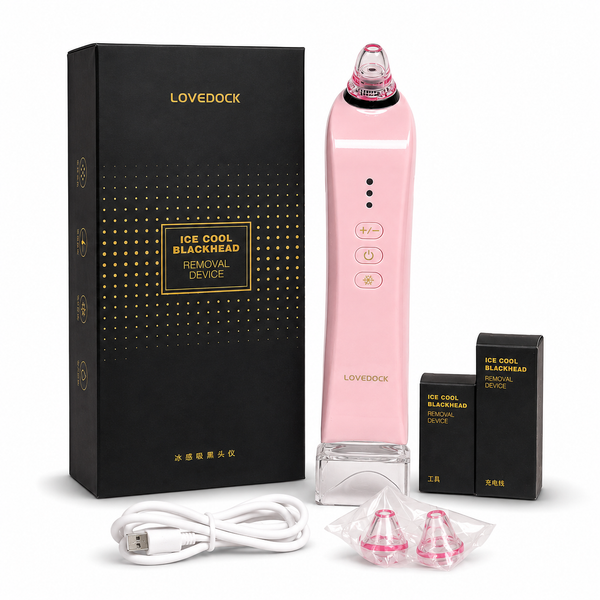 LOVEDOCK Ice Cool Blackhead Removal Device – Vacuum Pore Cleaner & Blackhead Remover | She Cosmetics®