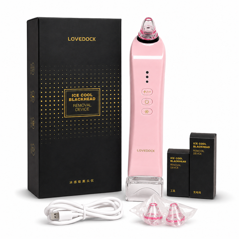 LOVEDOCK Ice Cool Blackhead Removal Device – Vacuum Pore Cleaner & Blackhead Remover | She Cosmetics®