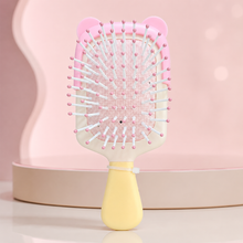 Pink Cute Bear Kids Paddle Hair Brush | She Cosmetics®