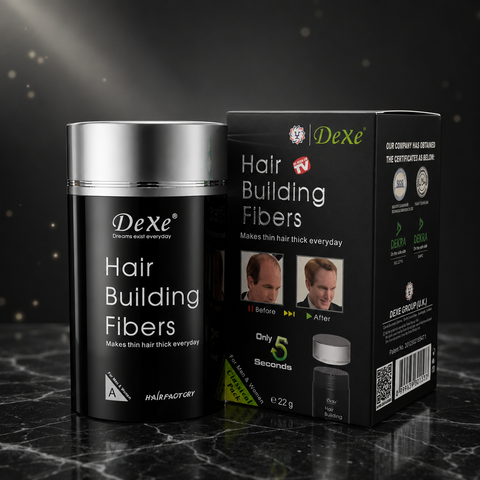 Black Hair Building Fibers 22g | She Cosmetics®