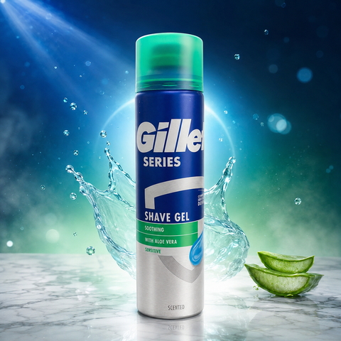 Gillette Series Sensitive Shave Gel with Aloe Vera  | She Cosmetics®