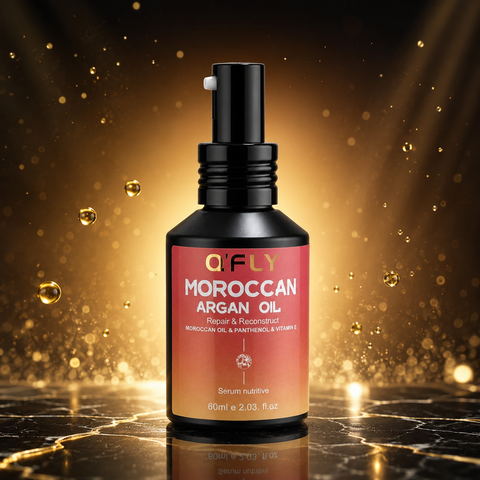 Q'FLY Moroccan Argan Oil Repair & Reconstruct Hair Serum 60ml | She Cosmetics®