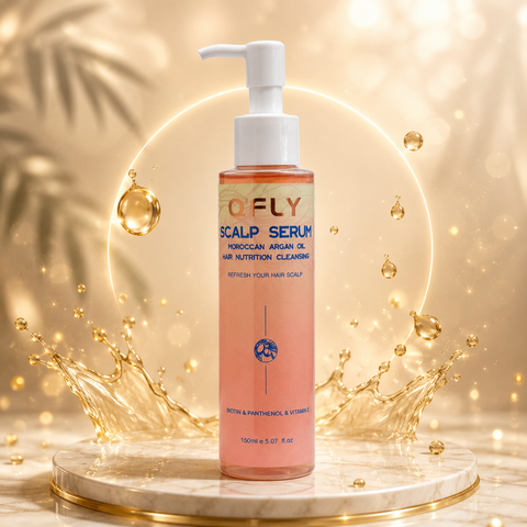 Q'FLY Moroccan Argan Oil Scalp Serum 150ml | Hair Nutrition & Scalp Care | She Cosmetics®
