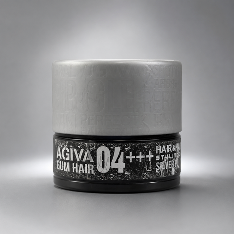 Agiva Gum Hair Wax 04 Silver 175ml – Strong Hold Hair Styling Wax | She Cosmetics®