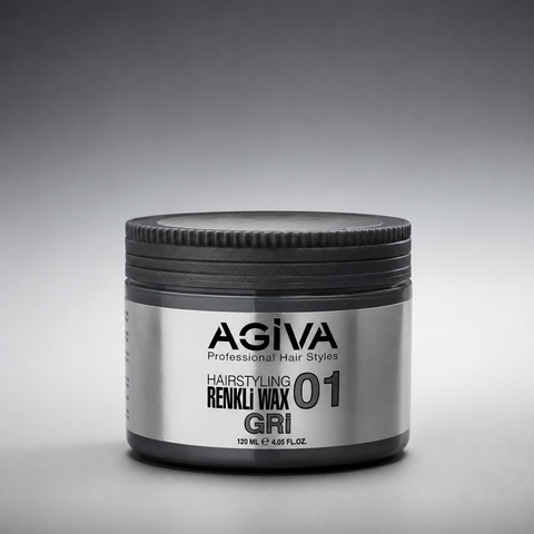 Agiva Gray Hair Styling Color Wax 01 – Temporary Hair Color Wax 120ml | She Cosmetics®