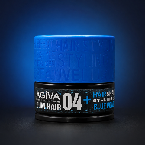 AGIVA Gum Hair 04+ Blue Power Hair Styling Gel 200ml She Cosmetics®