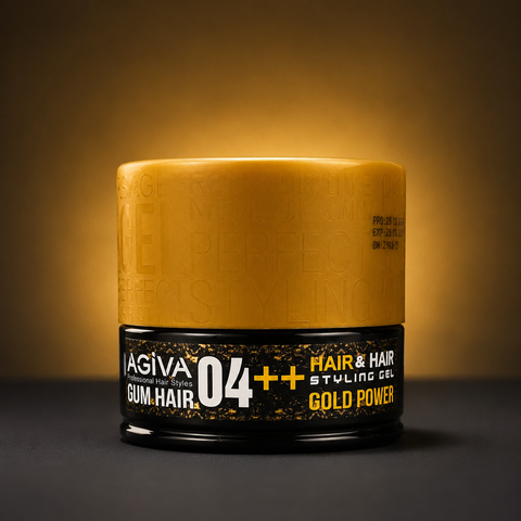 AGIVA Professional Gum Hair 04++ Gold Power Hair Styling Gel 200ml She Cosmetics®