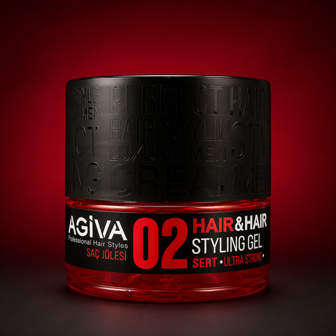 AGIVA Hair Styling Gel 02 Ultra Strong Hold 200ml – Professional Hair Gel | She Cosmetics®
