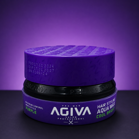 AGIVA Aqua Wax Cool Bright Purple 08 Hair Styling Wax 155ml – Maximum Control | She Cosmetics®