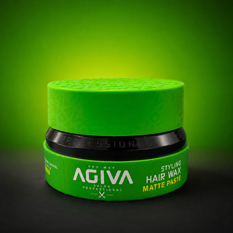 AGIVA Styling Hair Wax Matte Paste Green 03 Maximum Hold 155ml – Natural Matte Finish | She Cosmetics®