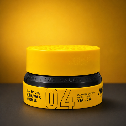 AGIVA Hair Styling Aqua Wax Grooming 04 Yellow – Maximum Control Hair Wax 155ml | She Cosmetics®