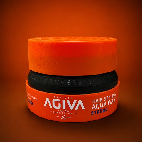 AGIVA Hair Styling Aqua Wax 01 Orange Strong Hold 155ml | Professional Water-Based Hair Wax | She Cosmetics®