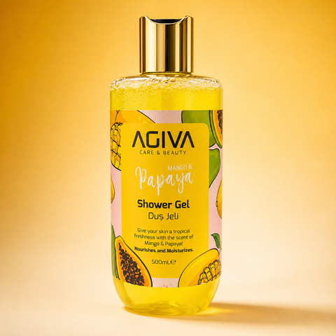 AGIVA Mango & Papaya Nourishing & Moisturizing Shower Gel 500ml | She Cosmetics®