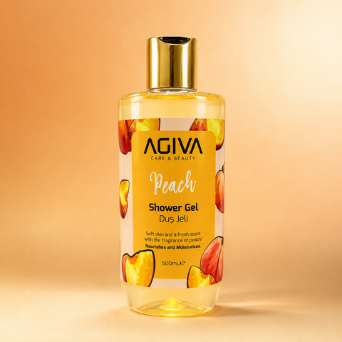 AGIVA Peach Nourishing & Moisturizing Shower Gel 500ml | She Cosmetics®