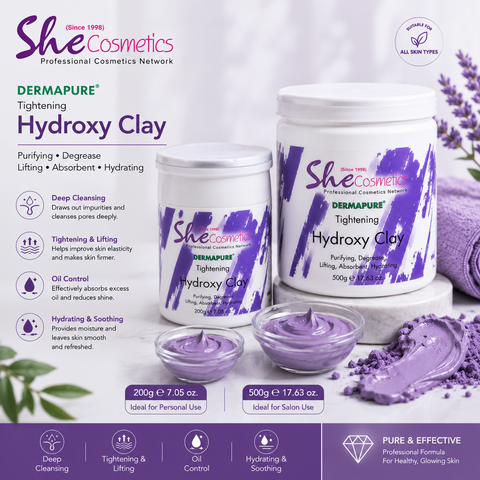Dermacos Hydroxy Clay 200g & 500g | SHE Cosmetics®