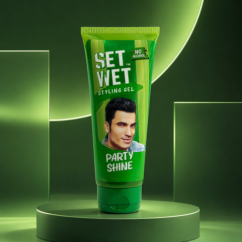 Set Wet Styling Gel Party Shine (No Alcohol) | She Cosmetics®
