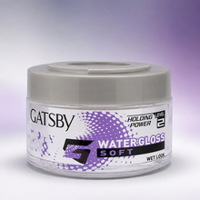 GATSBY Water Gloss Soft Wet Look Hair Gel (Holding Power Level 2) – 75g / 150g / 300g | She Cosmetics®