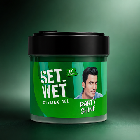 Set Wet Styling Gel Party Shine (No Alcohol) | She Cosmetics®