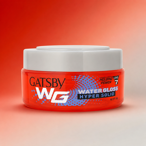 GATSBY Water Gloss Hyper Solid Hair Styling Gel (Holding Level 7) 75g | 150g | 300g | She Cosmetics®