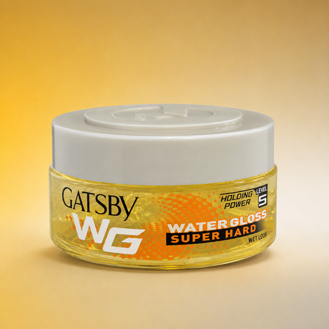GATSBY Water Gloss Super Hard Hair Styling Gel (Holding Level 5) 75g | 300g | She Cosmetics®